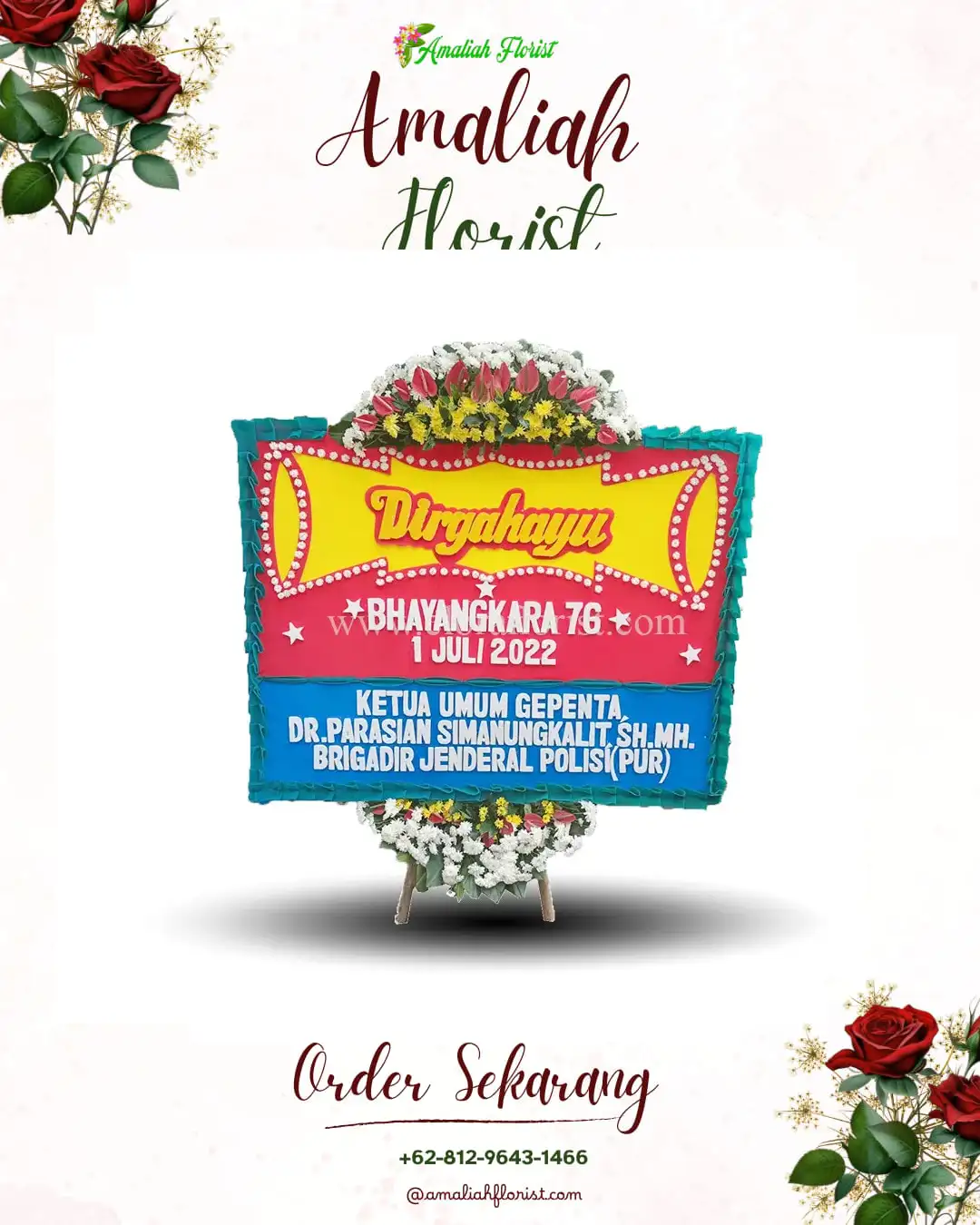 Papan Bunga HUT Ulang Tahun Sangkanwangi